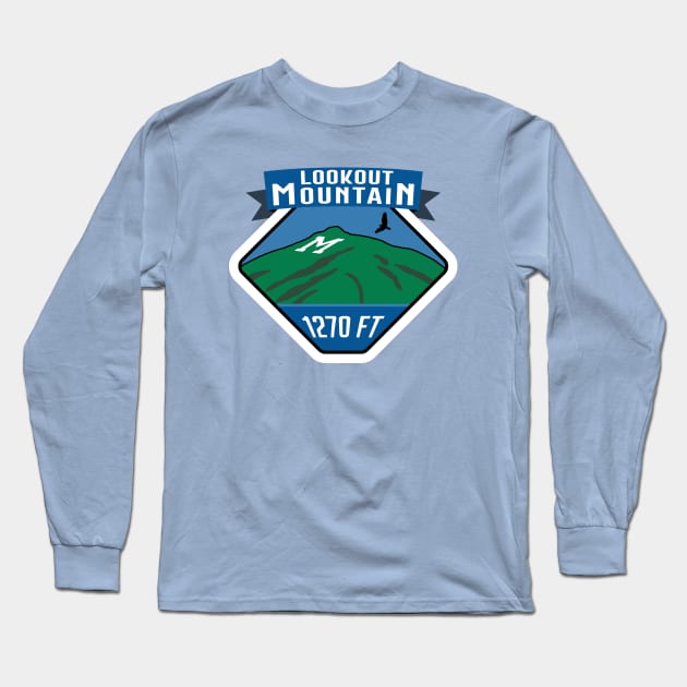 Lookout Mountain Colorado Long Sleeve T-Shirt by zealology